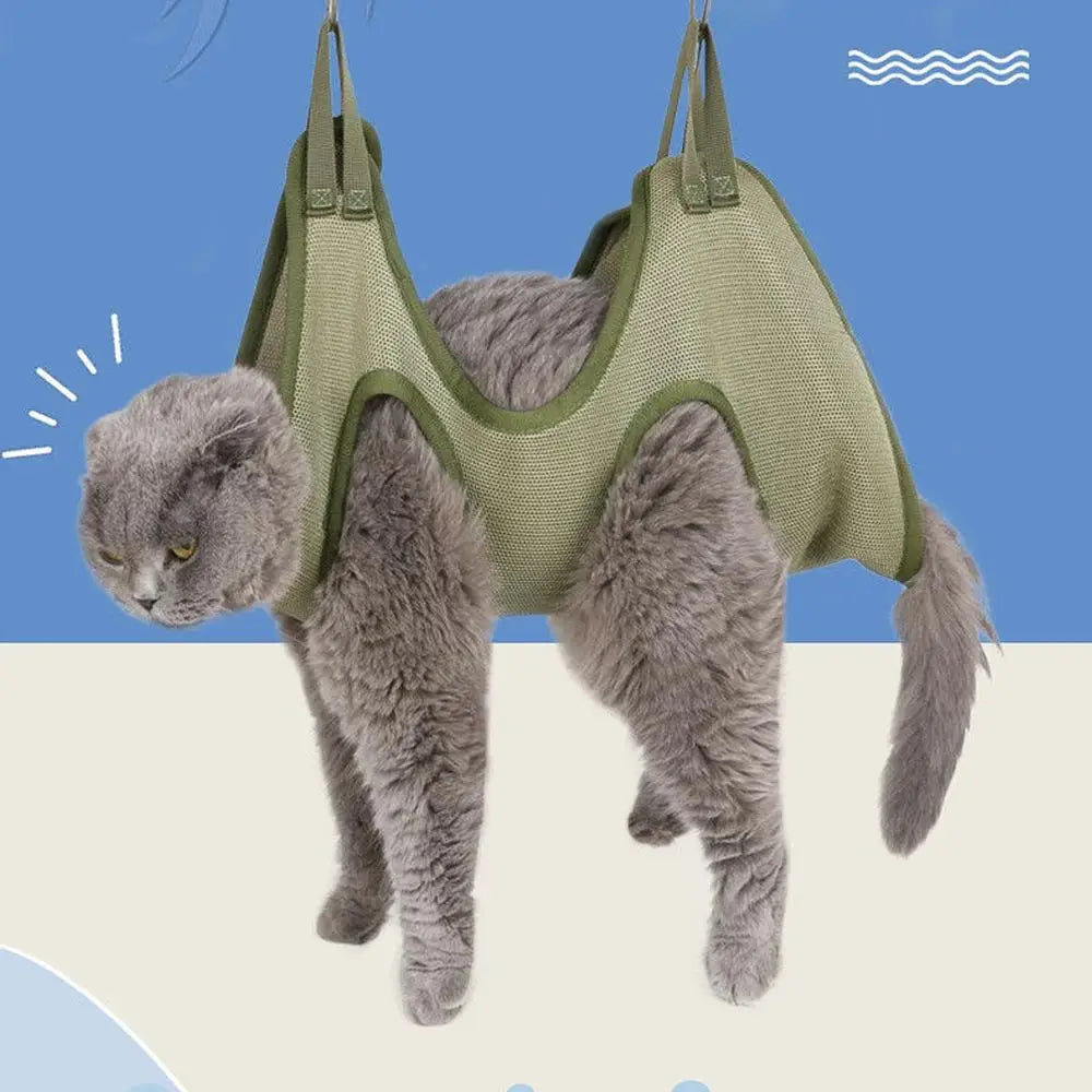 Cat Grooming & Nail Cutting Restraint Bag – Anti-Scratch