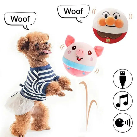 Smart Electric Plush Bouncing Cat Toy – Interactive & Automatic