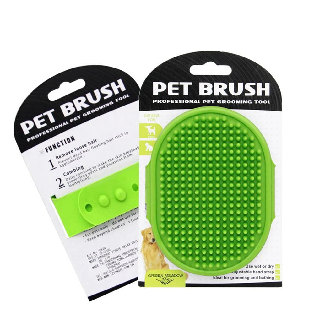 Pet Cleaning Brush Gloves for Dogs & Cats, Grooming & Hair Remover