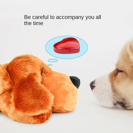 Pet Heartbeat Plush – Calming Dog Toy for Anxiety Relief