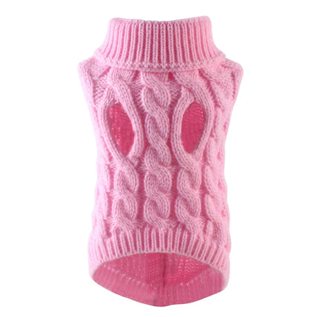 Winter Dog Sweater for Small Dogs Cats – Warm Turtleneck