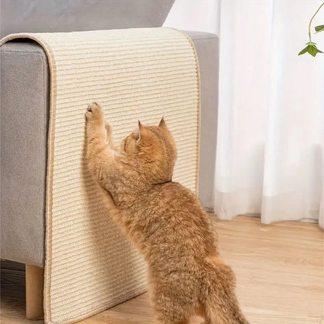 Natural Sisal Cat Scratcher Mat – Protects Floors & Furniture