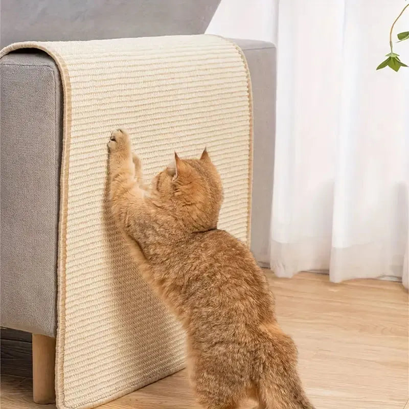 Natural Sisal Cat Scratcher Mat – Protects Floors & Furniture