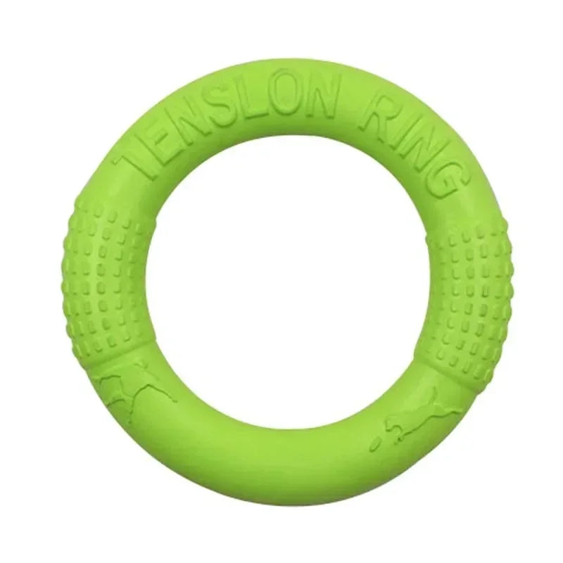 Large TPR Dog Toy Ring, Interactive, Durable Teeth Grinder