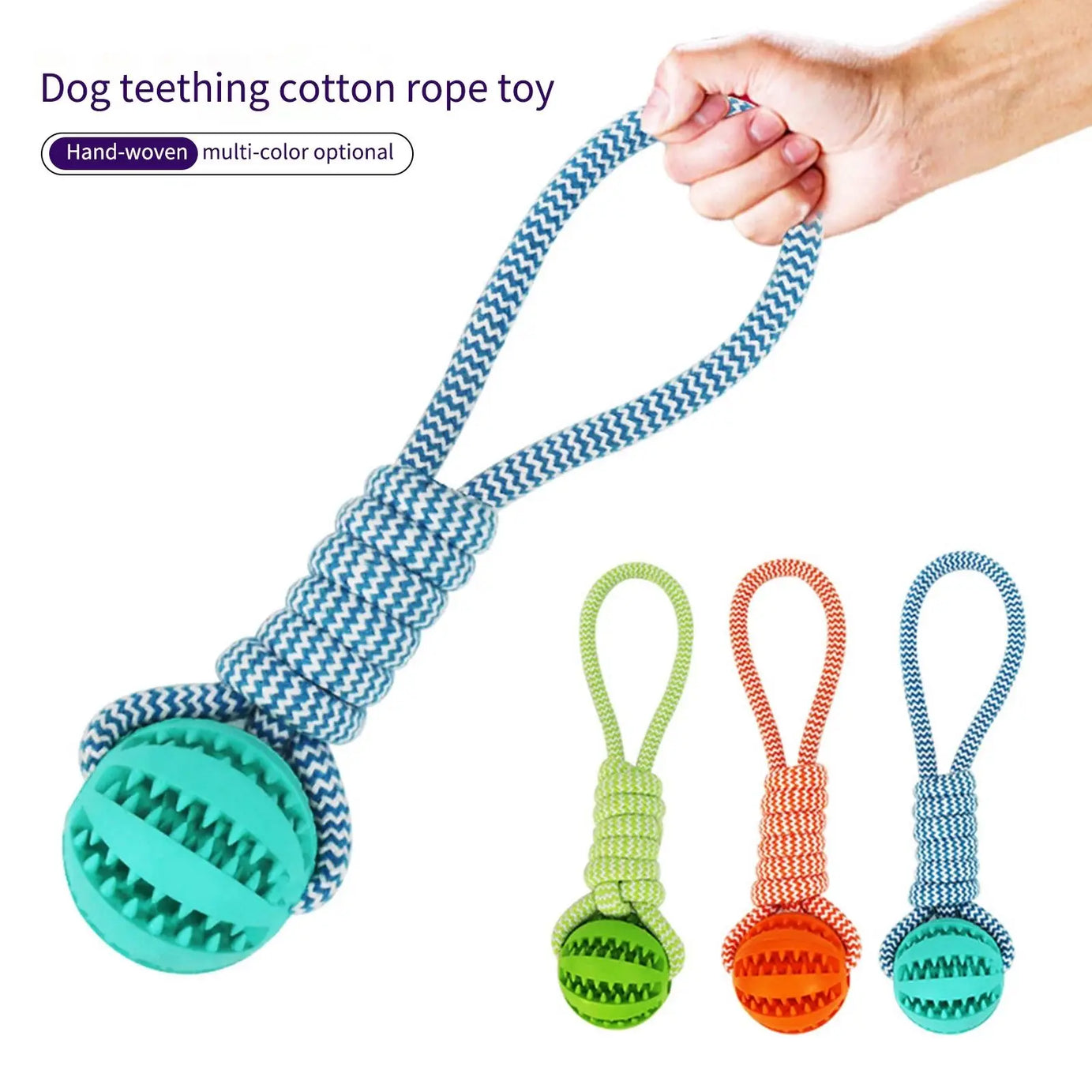 Woven Cotton Rope Chewing Toy