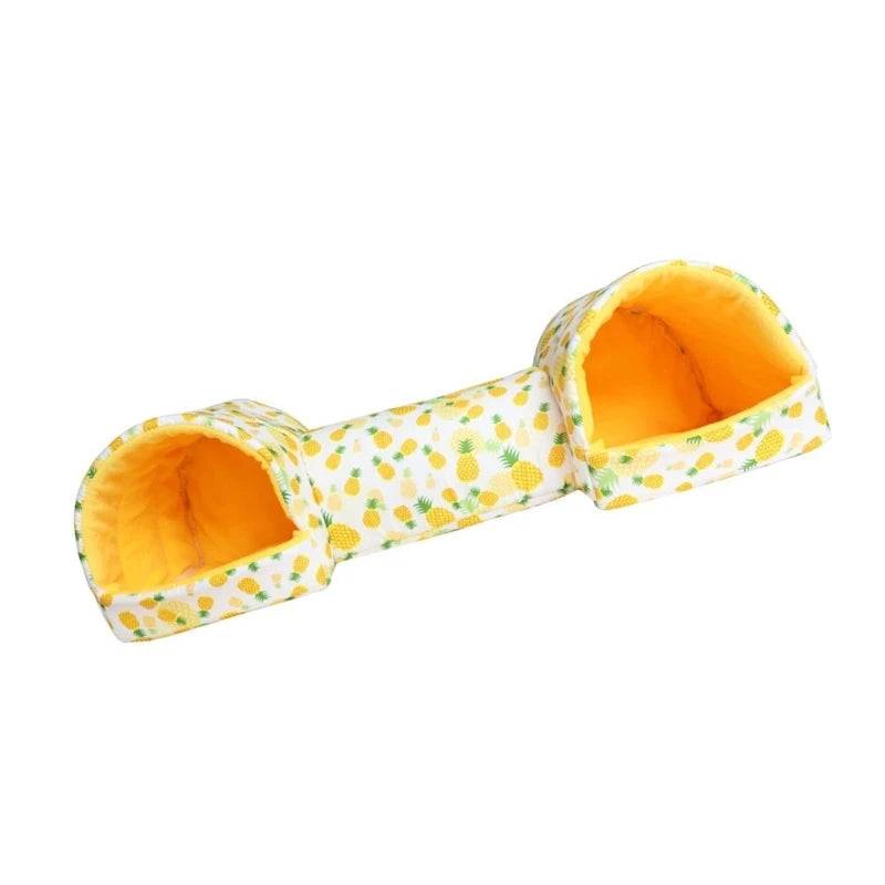 Soft Cave Hideaway Tunnel Bed for Hamsters, Mice & Rabbits