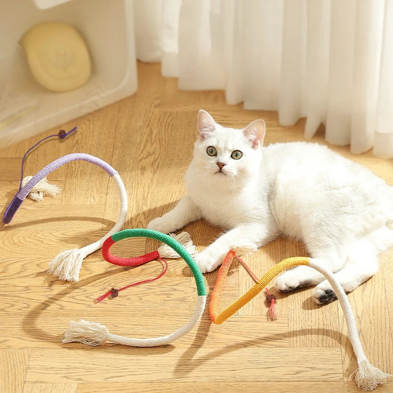 Cat Scratcher Rope – Bite-Resistant, Interactive Teething Toy
