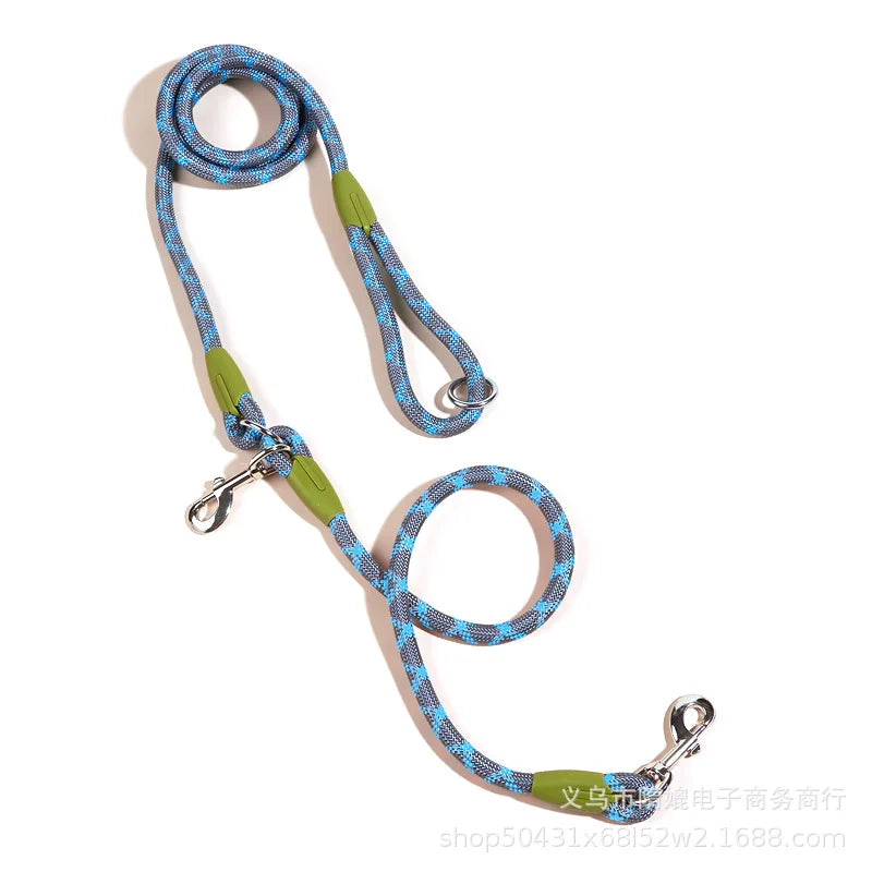 Reflective Nylon Dog Leash Hands-Free for Small Large Pets