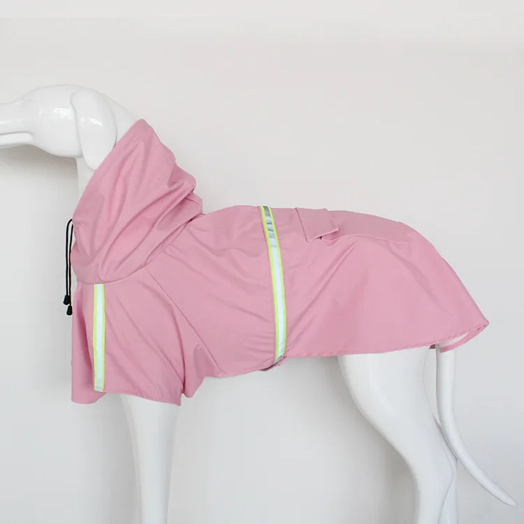Waterproof Reflective Dog Raincoat – Hooded & Windproof
