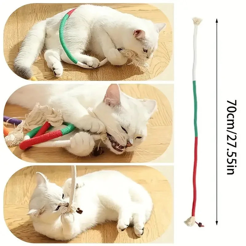 Cat Scratcher Rope – Bite-Resistant, Interactive Teething Toy