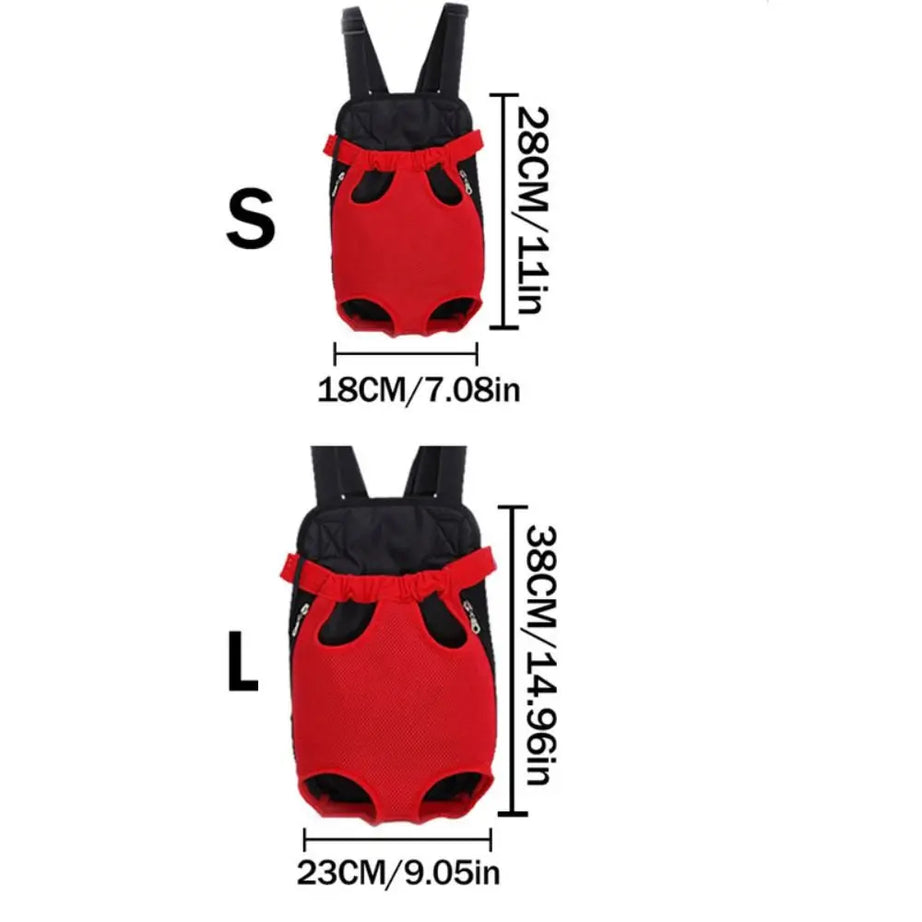 Adjustable Legs Out Pet Carrier Backpack for Small Dogs & Cats