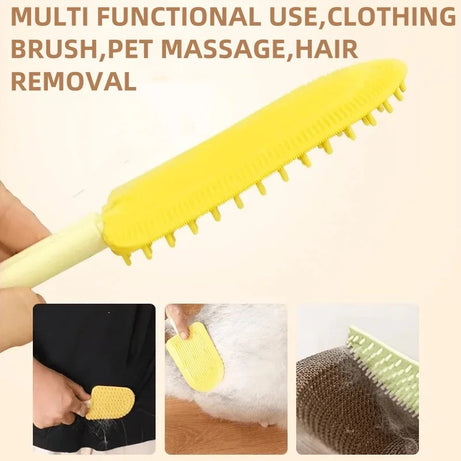 Efficient Double-Sided Cat & Dog Hair Remover Massage Comb