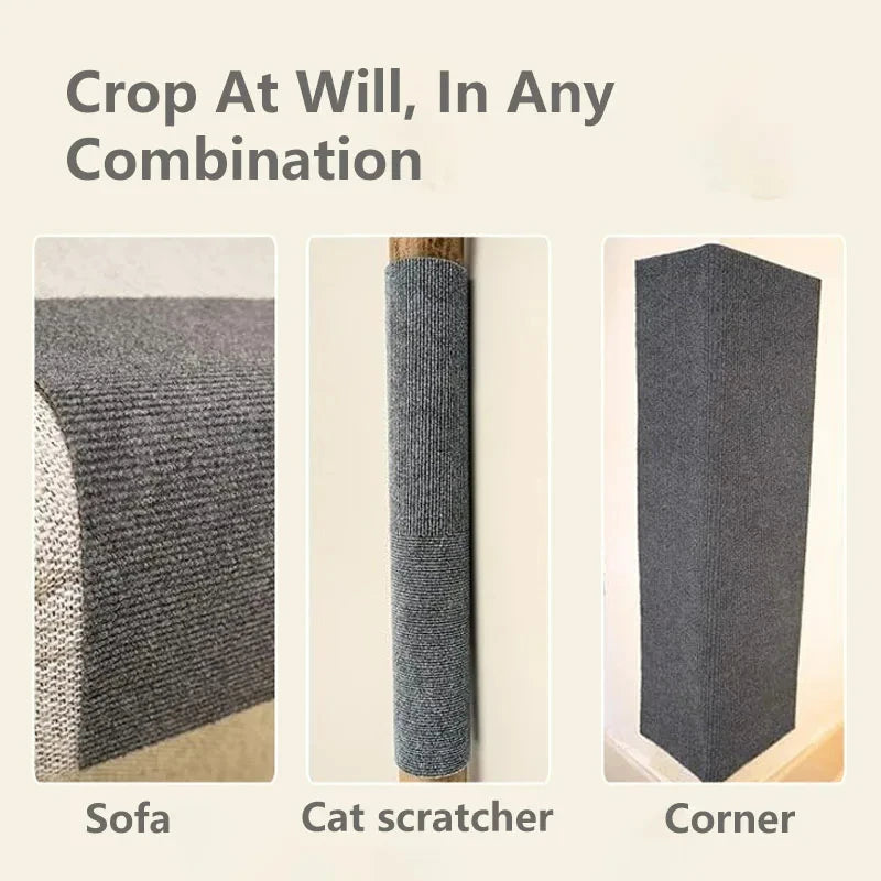 Cat Scratcher Mat | Self-Adhesive Sofa Protector | Cat Pad