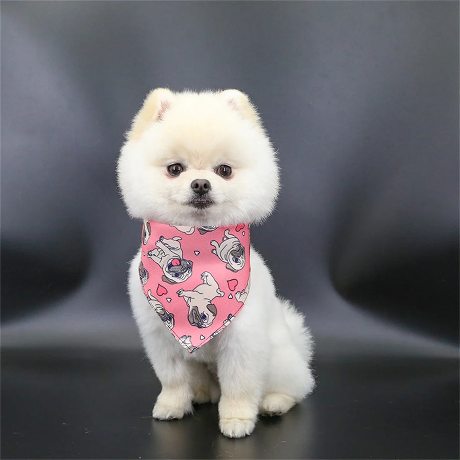 Cute Pet Bib Towel Collar for Small Dogs & Cats