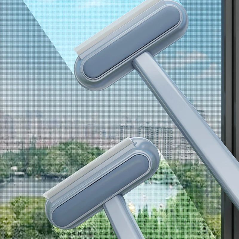 3-in-1 Pet Hair Remover & Window Cleaning Brush for Cats/Dogs