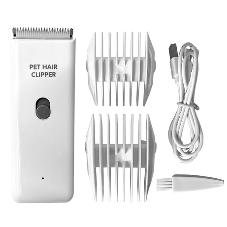 Cordless Dog Clipper Rechargeable Low-Noise Pet Grooming Trimmer