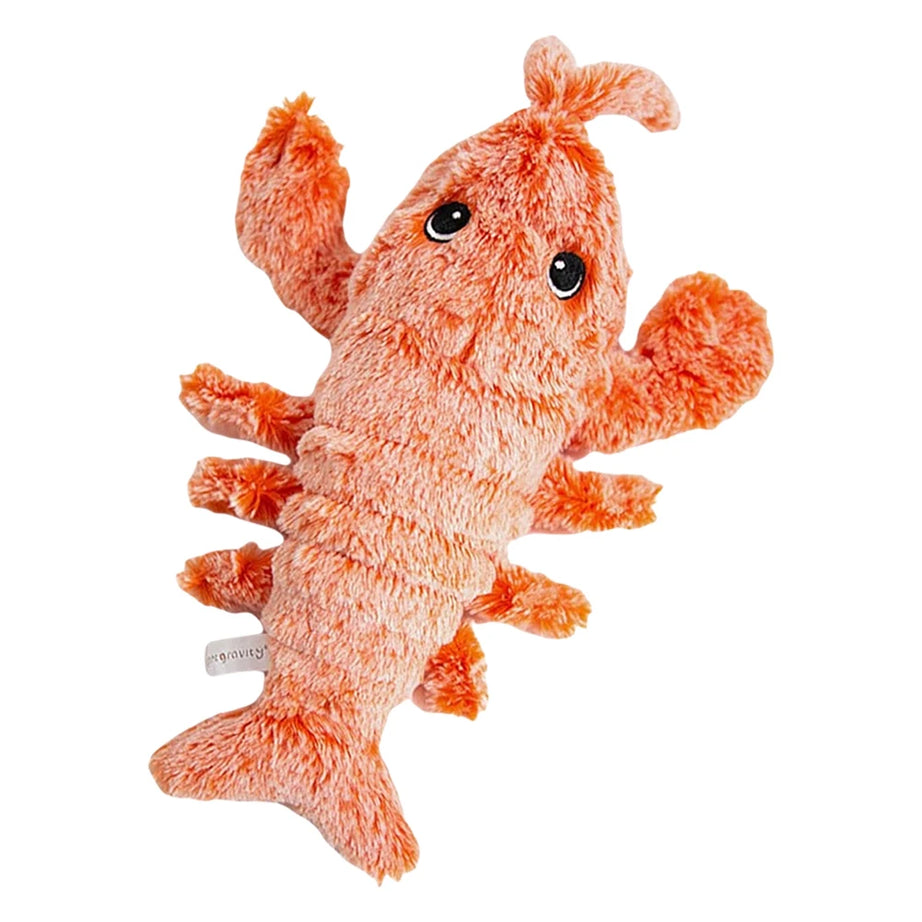 USB Jumping Lobster Cat Toy – Plush, Electric, Rechargeable