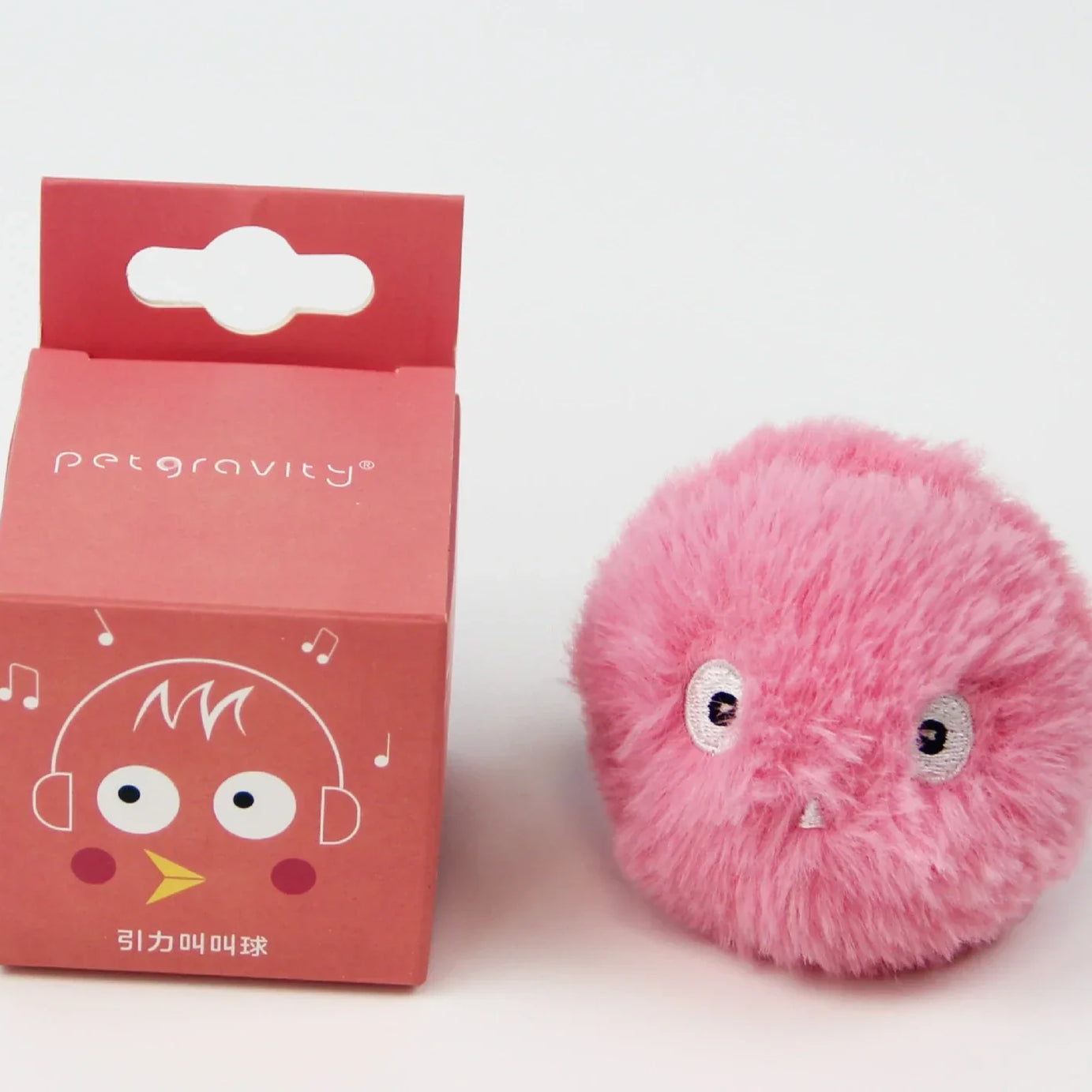 Smart Electric Cat Toy Ball – Plush, Catnip, Squeaky Fun