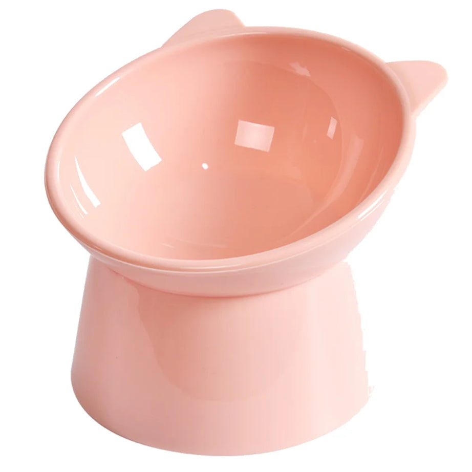 Elevated Tilted Cat Bowl – Anti-Vomit, Ergonomic Feeder