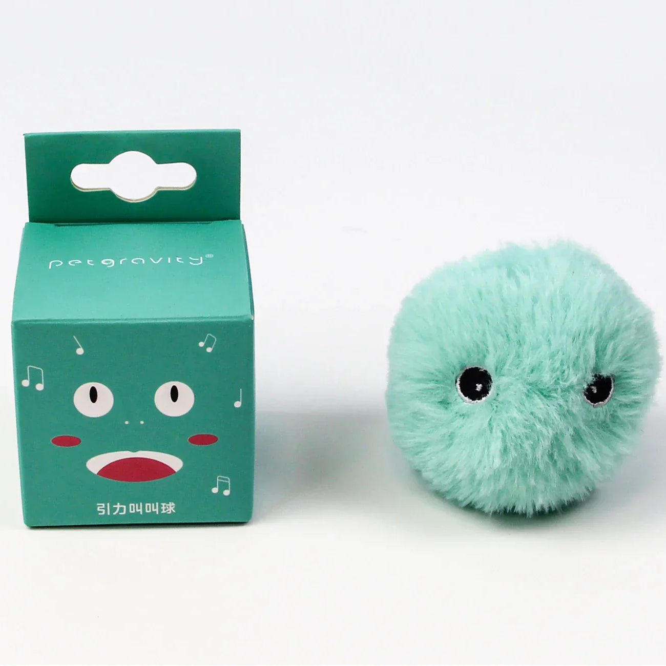 Smart Electric Cat Toy Ball – Plush, Catnip, Squeaky Fun