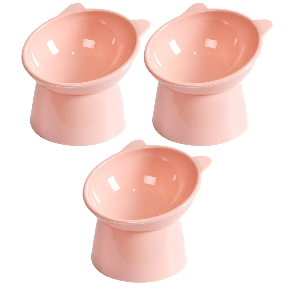 Elevated Tilted Cat Bowl – Anti-Vomit, Ergonomic Feeder