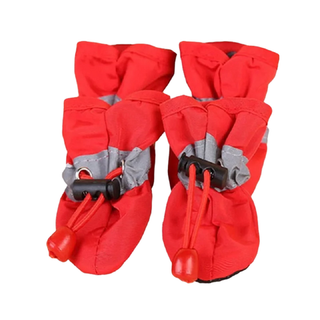 4Pcs Waterproof Anti-Slip Dog Shoes – Rain Boots for Pets