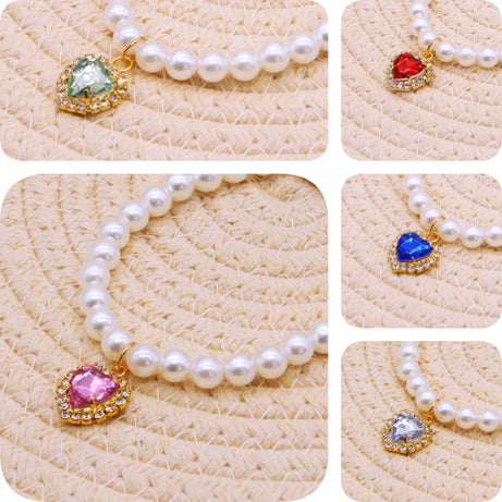 Pet Pearl Collar for Dogs & Cats – Cute Princess Chain