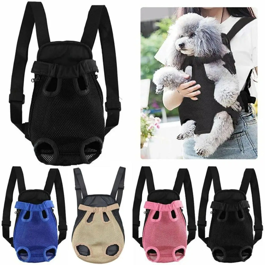 Adjustable Legs Out Pet Carrier Backpack for Small Dogs & Cats