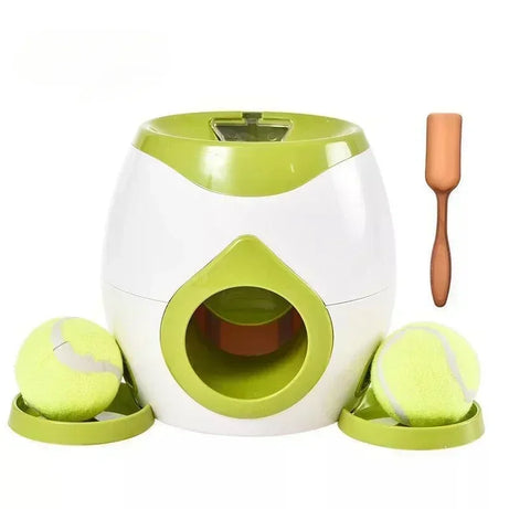Automatic Dog Ball Launcher & Smart Feeder for Medium Dogs