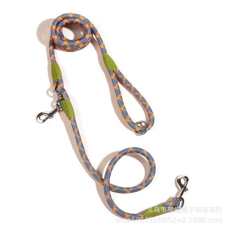 Reflective Nylon Dog Leash Hands-Free for Small Large Pets