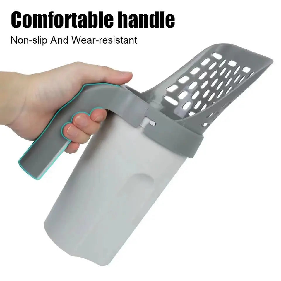 Self-Cleaning Cat Litter Scoop with Refill Bags & Filter