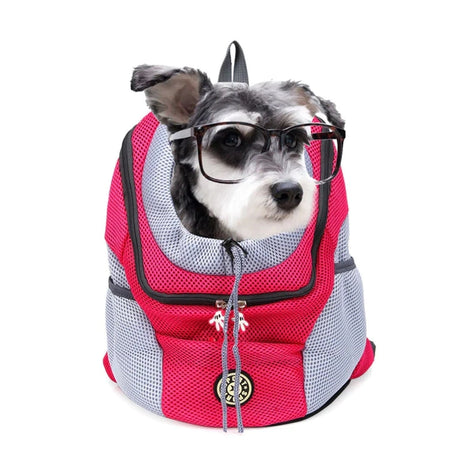 Portable Pet Backpack Double Shoulder Dog Carrier for Outdoor Travel