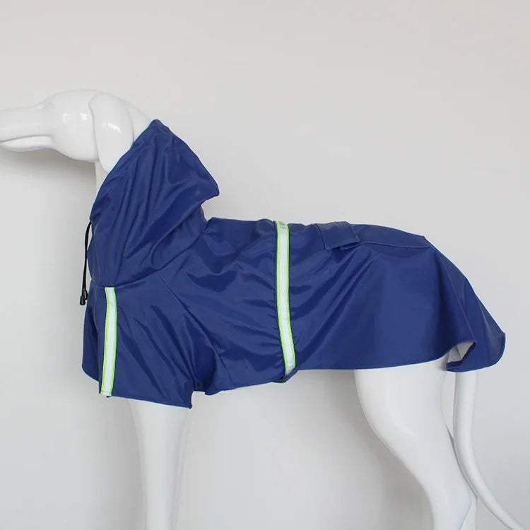 Waterproof Reflective Dog Raincoat – Hooded & Windproof
