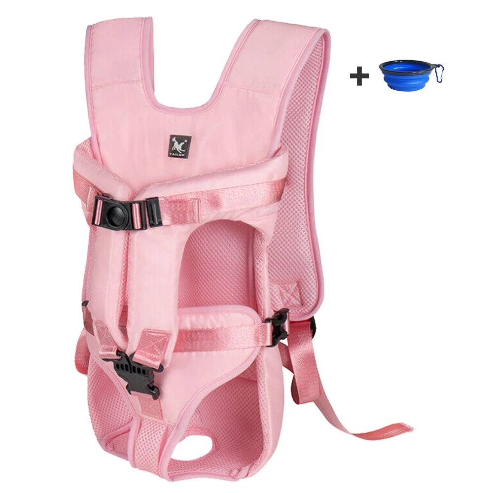 Adjustable Outdoor Dog Backpack Carrier for Small & Medium Pets