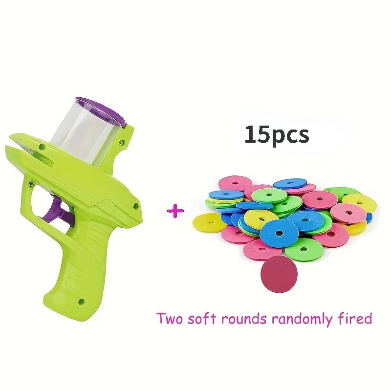 Funny Cat Turnip Gun Toy – 15 Discs, Interactive Pet Play
