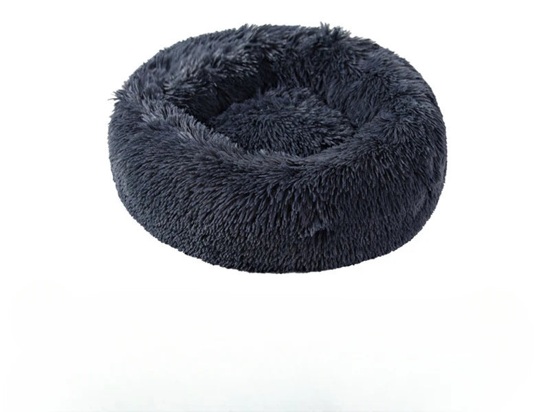 Winter Plush Pet Bed, Detachable & Washable, Cat/Dog Nest