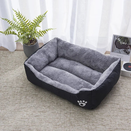 Colorful Square Winter Soft Warm Waterproof Dog/Cat Bed Mat