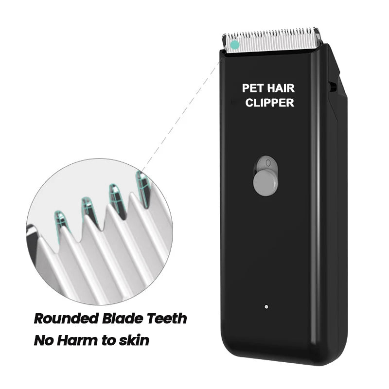 Cordless Dog Clipper Rechargeable Low-Noise Pet Grooming Trimmer