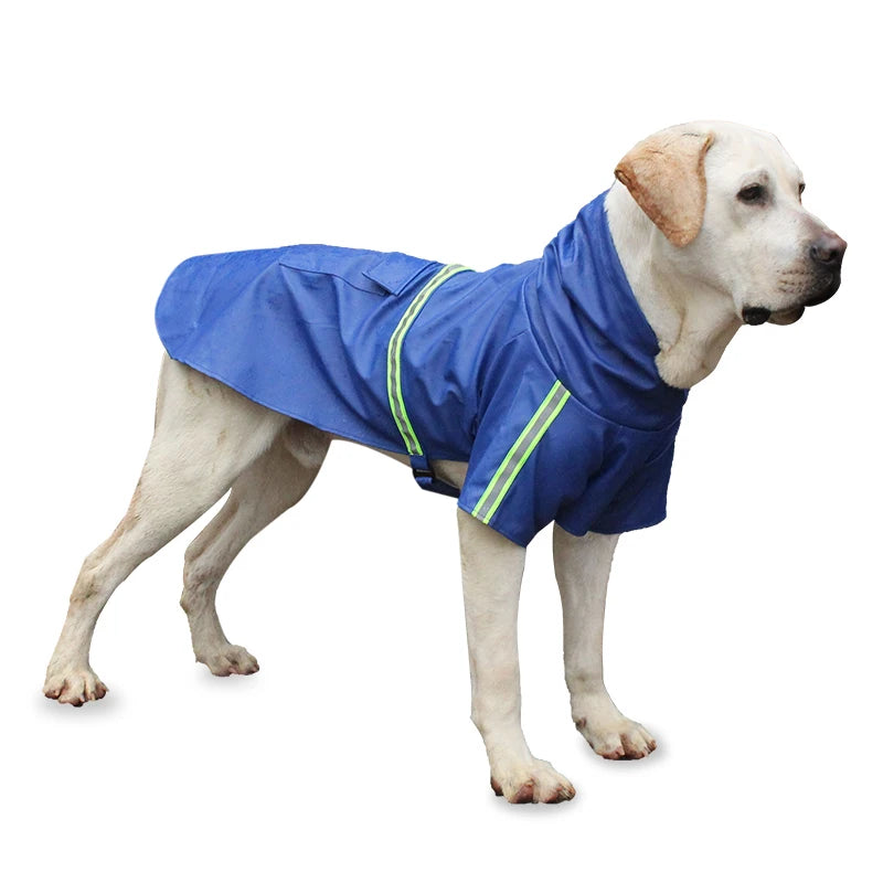 Waterproof Reflective Dog Raincoat – Hooded & Windproof