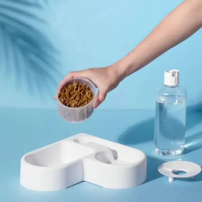 Automatic Pet Feeder and Water Fountain