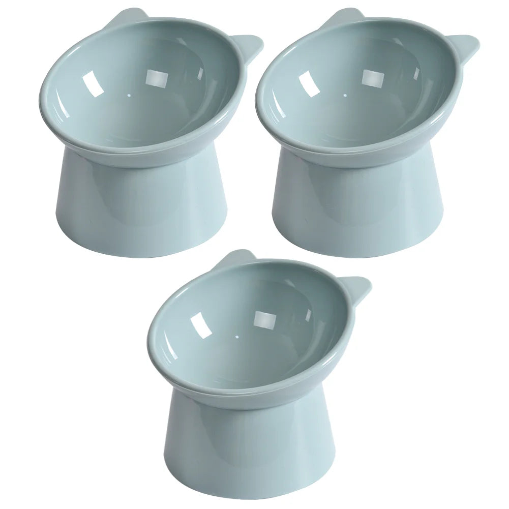 Elevated Tilted Cat Bowl – Anti-Vomit, Ergonomic Feeder