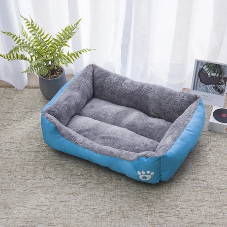 Colorful Square Winter Soft Warm Waterproof Dog/Cat Bed Mat