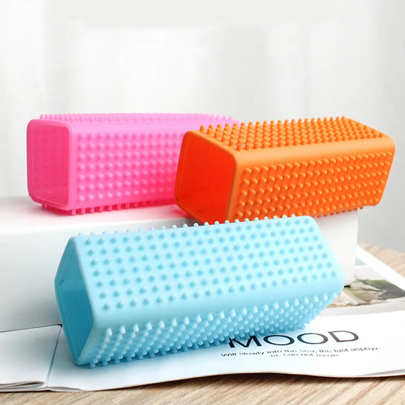 Silicone Pet Hair Remover Brush for Sofa, Car, Clothes