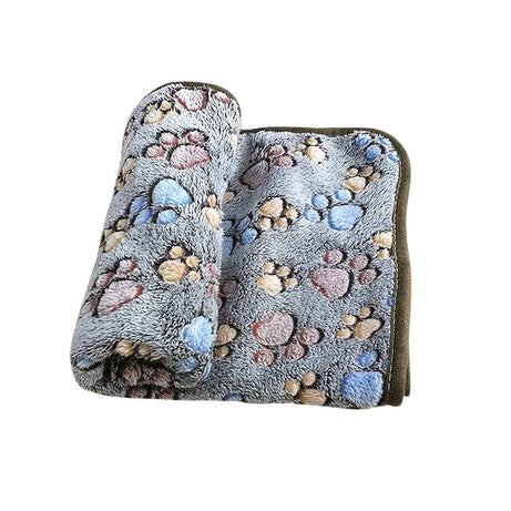 Soft Cartoon Pet Blanket – Warm, Fluffy & Cozy Mat
