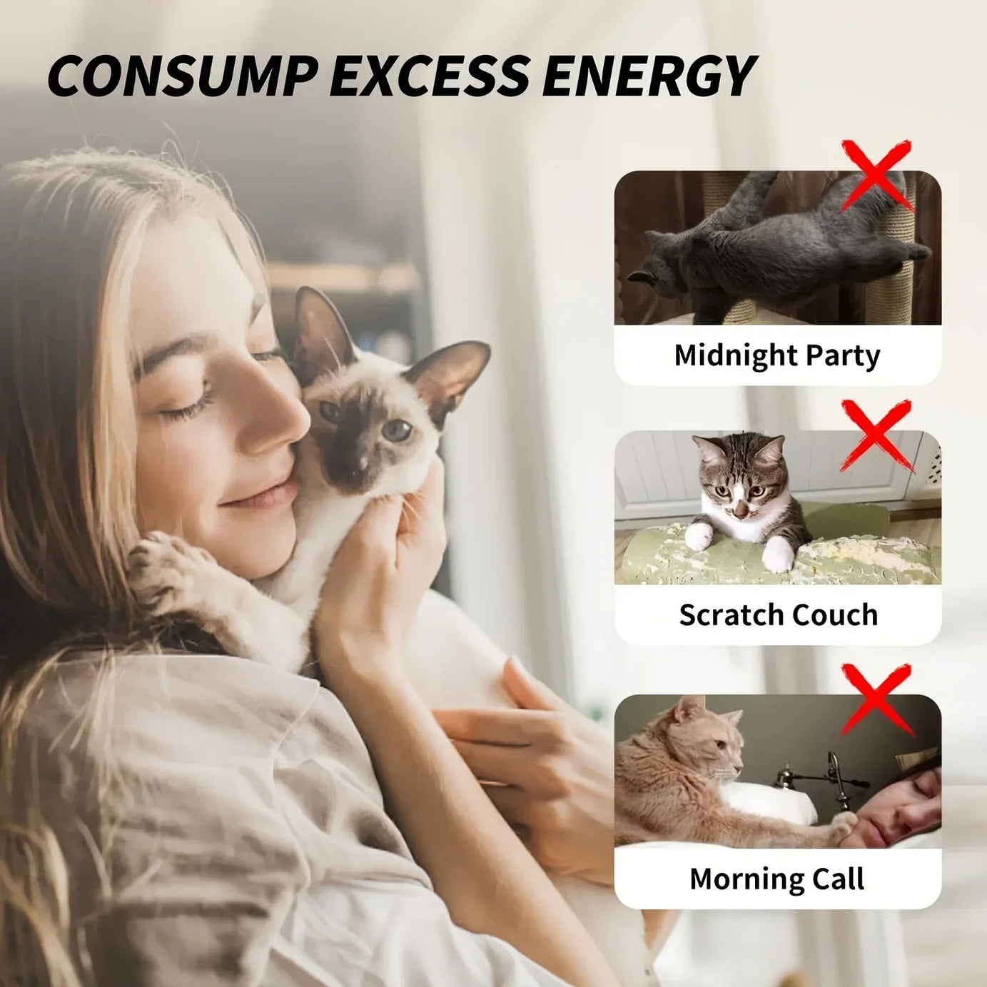 4-Section Telescopic Cat Rod – Metal, Extendable, Cartoon