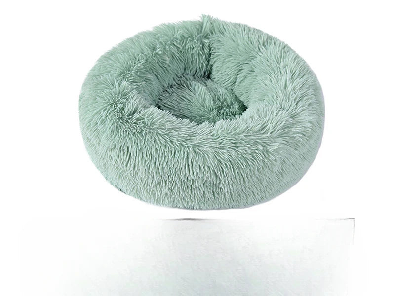 Winter Plush Pet Bed, Detachable & Washable, Cat/Dog Nest