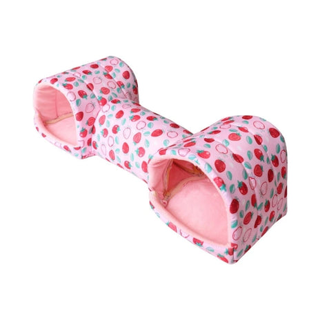 Soft Cave Hideaway Tunnel Bed for Hamsters, Mice & Rabbits