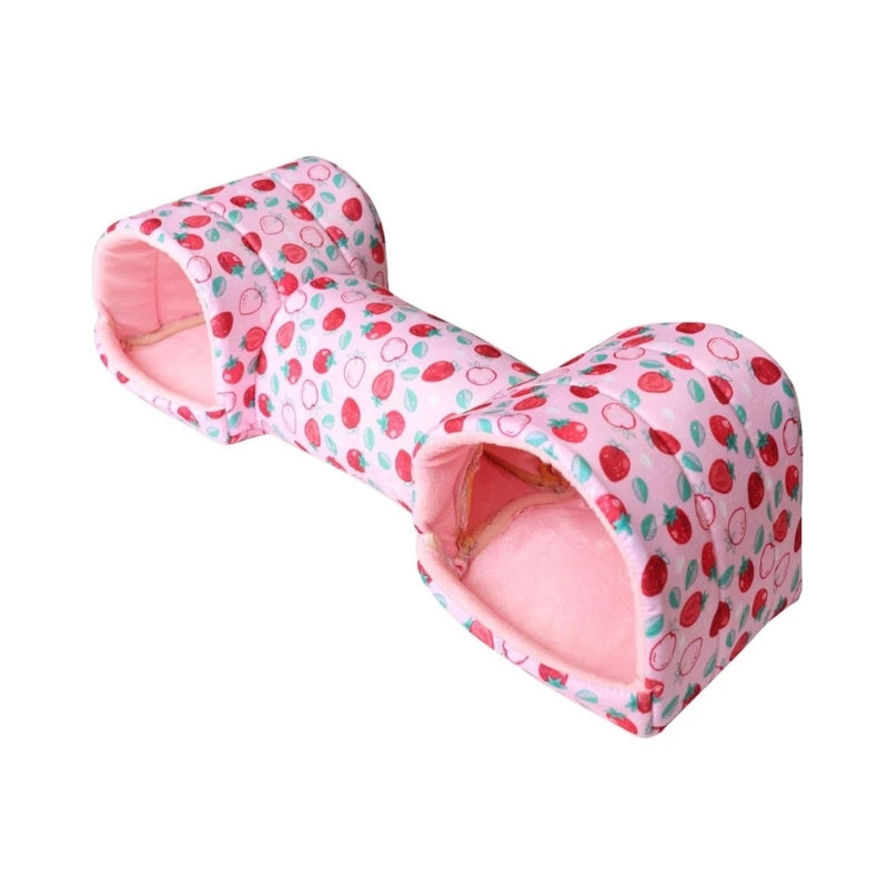 Soft Cave Hideaway Tunnel Bed for Hamsters, Mice & Rabbits