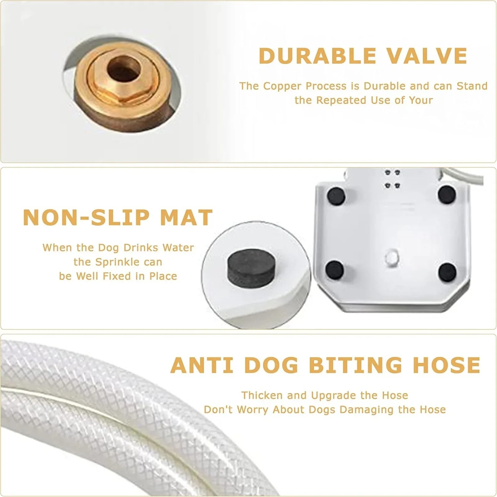  Dog Outdoor Step-On Drinking Fountain – Easy Paw Activated, Durable & Fresh Water