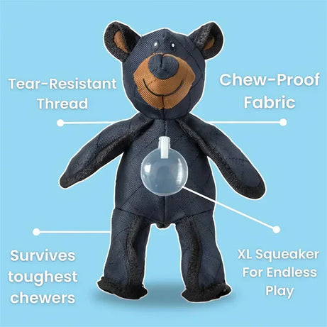Indestructible Squeaky Plush Dog Toy – Ultra-Tough Chewer